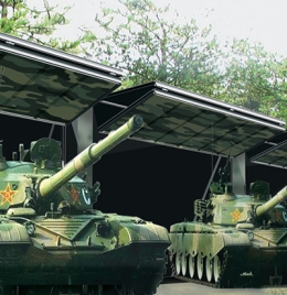 中国人民解放军某坦克部队上折门